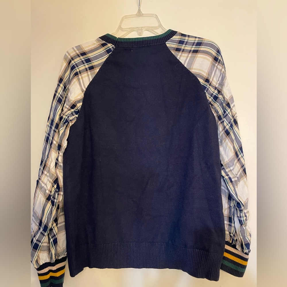 Mixed media sweater - Picture 1 of 6